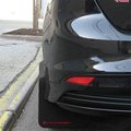 Rally Armor Rally Armor MF27-UR-BLK-RD Black Mud Flap with Red Logo for 2013-Up Ford Focus ST MF27-UR-BLK/RD